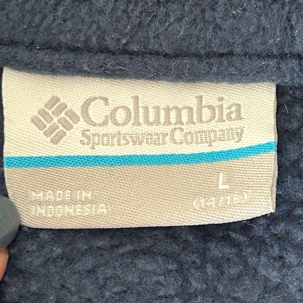 Columbia Boy’s Navy Zip Up Fleece Jacket
Sz L(14/16) - Picture 5 of 6